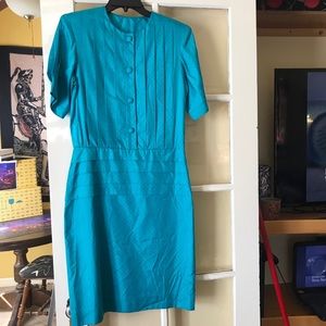 Vintage dress - teal